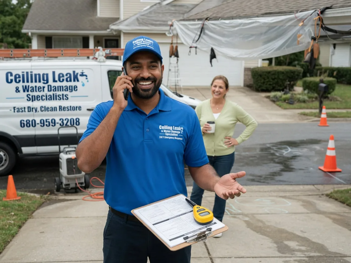 Ceiling Leak Cleanup Hollis, NH FAQs